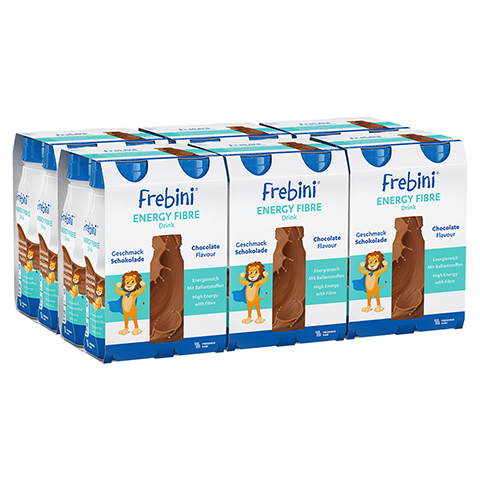 FREBINI Energy Fibre Drink Schokolade Trinkfl. 6x4x200 Milliliter