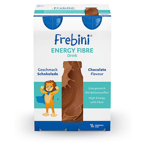 FREBINI Energy Fibre Drink Schokolade Trinkfl. 4x200 Milliliter