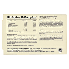 BIO ACTIVE B-Komplex Tabletten 60 Stck - Rckseite