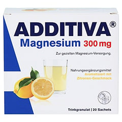 ADDITIVA Magnesium 300 mg N Sachets 20 Stck - Vorderseite