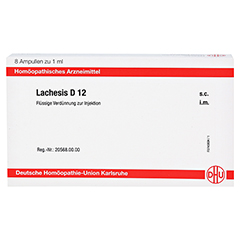 LACHESIS D 12 Ampullen 8x1 Milliliter N1 - Vorderseite