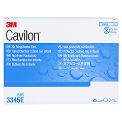 CAVILON 3M Lolly reizfreier Hautschutz 25x3 Milliliter - Vorderseite