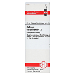 CALCIUM SULFURICUM D 12 Dilution 20 Milliliter N1 - Vorderseite