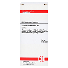 ACIDUM NITRICUM D 30 Tabletten 200 Stck - Vorderseite