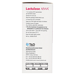 Lactulose AIWA 670mg/ml Lsung zum Einnehmen 500 Milliliter N2 - Linke Seite