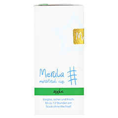 MERULA Menstrual Cup apple grn 1 Stck - Rechte Seite