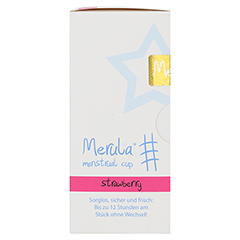 MERULA Menstrual Cup strawberry pink 1 Stück - Rechte Seite
