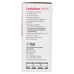 Lactulose AIWA 670mg/ml Lsung zum Einnehmen 500 Milliliter N2 - Rechte Seite