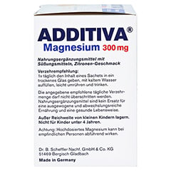ADDITIVA Magnesium 300 mg N Sachets 20 Stck - Rechte Seite