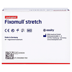 Fixomull Stretch 10 cmx10 m 1 Stück - Rückseite