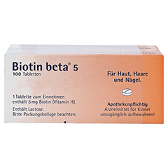 Biotin beta 5 200 Stck - Rckseite