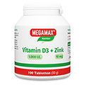 VITAMIN D3 1.000 I.E.+Zink 10 mg Tabletten 100 Stck