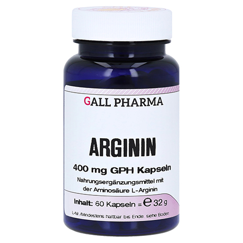 ARGININ 400 mg GPH Kapseln 60 Stück