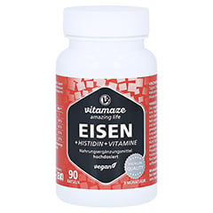 EISEN 20 mg+Histidin+Vitamine C/B9/B12 Kapseln 90 Stck