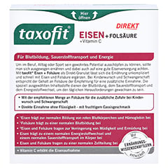 Taxofit Eisen+folsure Direkt-granulat 20 Stck - Rckseite