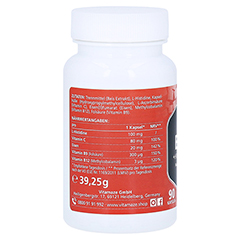 EISEN 20 mg+Histidin+Vitamine C/B9/B12 Kapseln 90 Stck - Linke Seite