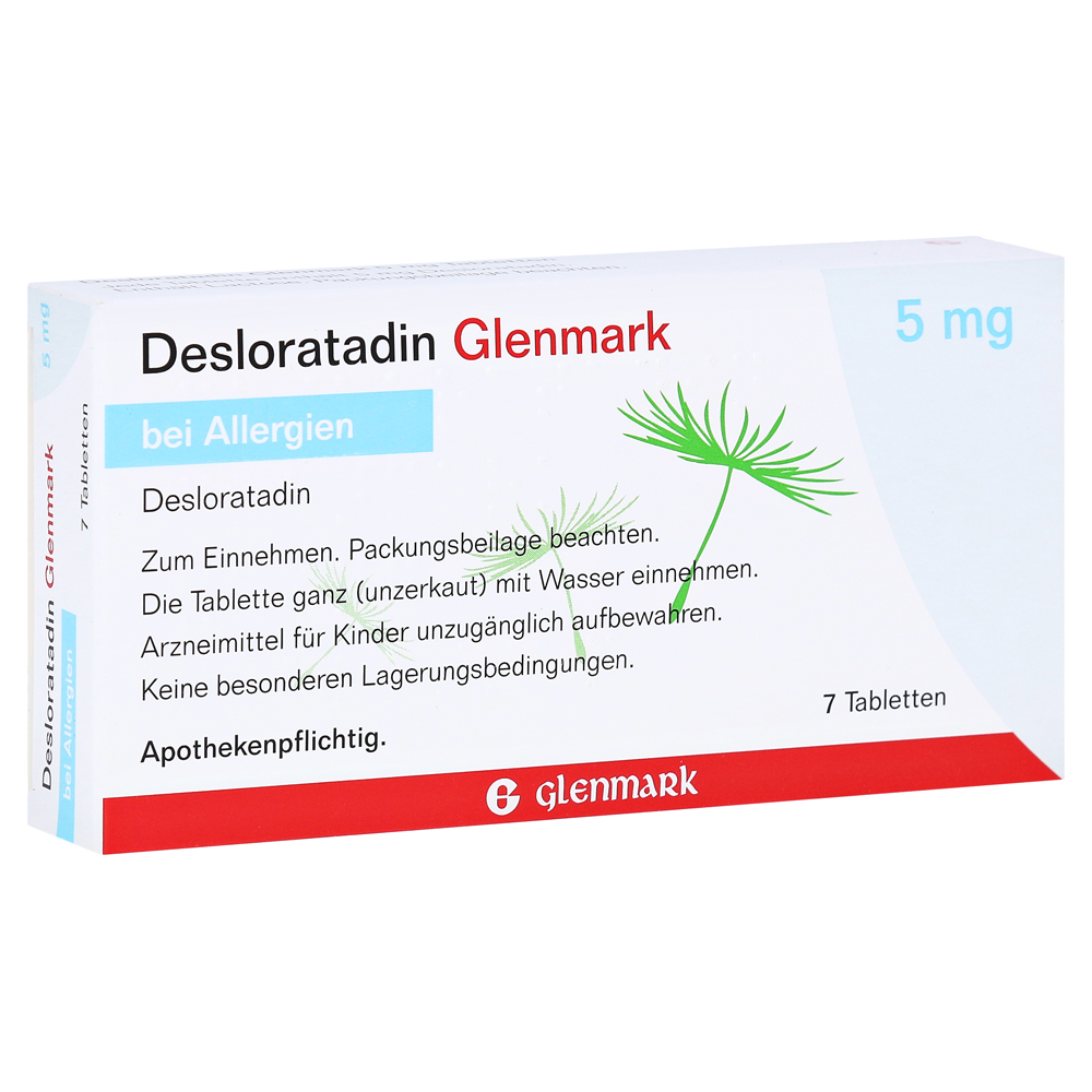 Desloratadin Glenmark 5mg Tabletten 7 Stück