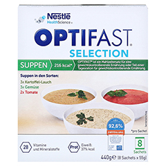 OPTIFAST Selection Suppen Pulver 8x55 Gramm - Vorderseite