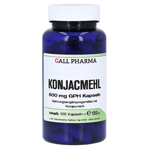 KONJACMEHL 600 mg Kapseln 100 Stck