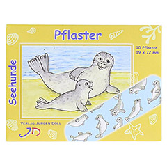 KINDERPFLASTER Seehunde Briefchen 10 Stück