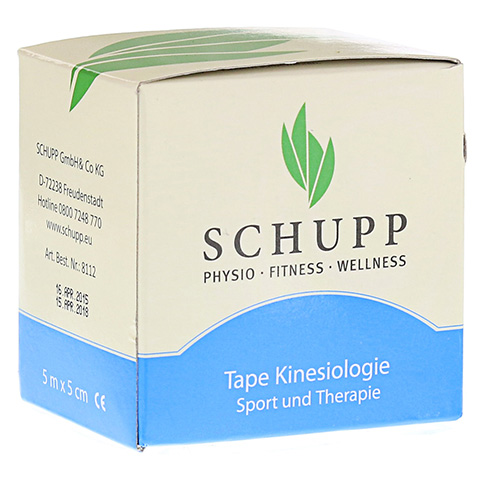 SCHUPP Tape Kinesiologie 5 cmx5 m blau 1 Stck