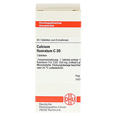 CALCIUM FLUORATUM C 30 Tabletten 80 Stck - Vorderseite