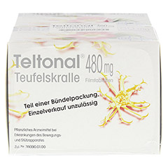TELTONAL Teufelskralle 480 mg Filmtabletten 200 Stck - Oberseite