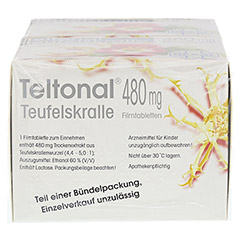 TELTONAL Teufelskralle 480 mg Filmtabletten 200 Stck - Unterseite