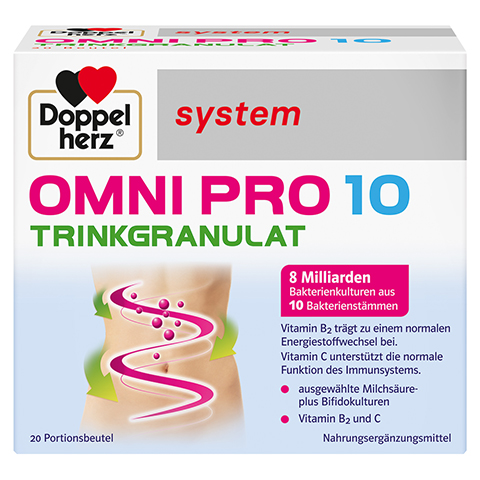 DOPPELHERZ Omni Pro 10 system Trinkgranulat 20 Stck