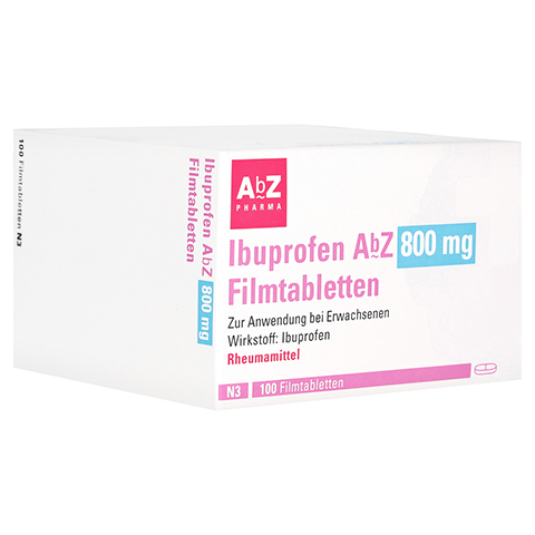 Ibuprofen AbZ 800mg 100 Stck N3