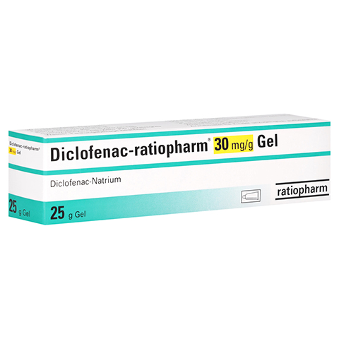 DICLOFENAC-ratiopharm 30 mg/g Gel 25 Gramm N1