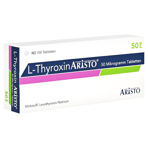 L-Thyroxin Aristo 50 Mikrogramm 100 Stck N3