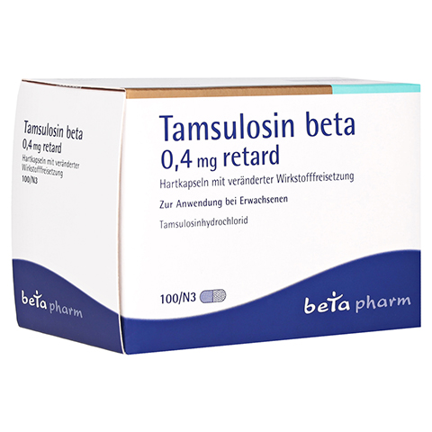 Tamsulosin beta 0,4mg 100 Stck N3