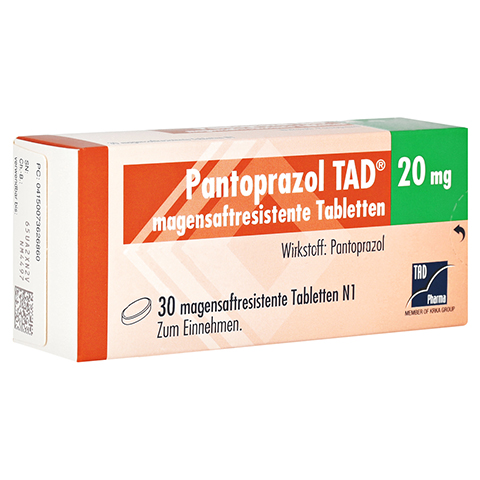 Pantoprazol TAD 20mg 30 Stck N1