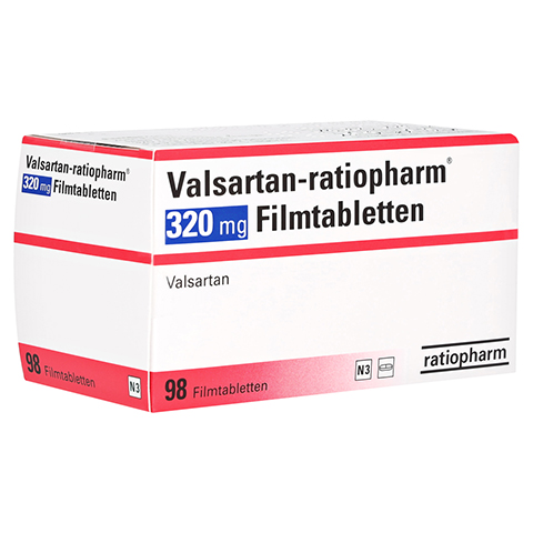 Valsartan-ratiopharm 320mg 98 Stck N3