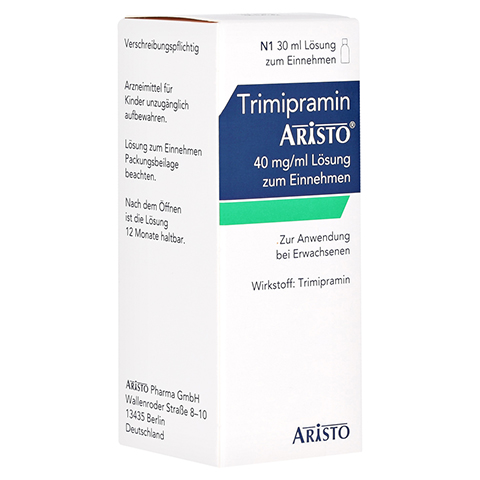 Trimipramin Aristo 40mg/ml Lsung zum Einnehmen 30 Milliliter N1