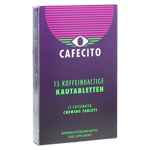CAFECITO Espresso Kautabletten 15 Stck