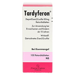 Tardyferon Depot-Eisen(II)-sulfat 80mg 100 Stück N3 - Vorderseite