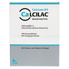 Calcilac 1000mg/880 I.E. 100 Stck - Vorderseite