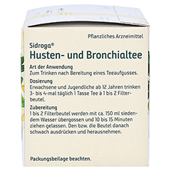 Sidroga Husten- und Bronchialtee 20x2.0 Gramm - Linke Seite