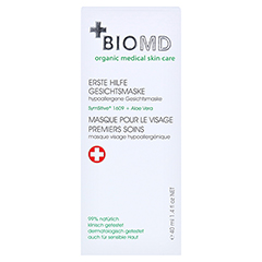 Biomed Erste Hilfe Hypoallergene Gesichtsmaske 40 Milliliter - Vorderseite