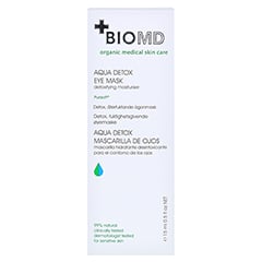 Biomed Aqua Detox Augenmaske 15 Milliliter - Rückseite