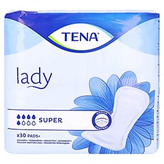 TENA LADY super Inkontinenz Einlagen 6x30 Stck - Vorderseite