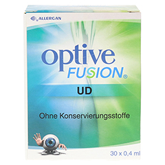 OPTIVE Fusion UD Augentropfen 30x0.4 Milliliter - Rückseite