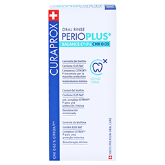 CURAPROX perio Plus+ Balance Mundspülung CHX 0,05% 200 Milliliter - Rückseite