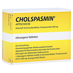 Cholspasmin Artischocke 100 Stück