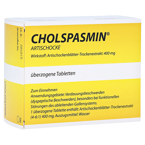 Cholspasmin Artischocke 100 Stück