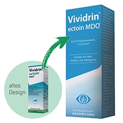 Vividrin ectoin MDO Augentropfen - allergisch gereizte Augen 1x10 Milliliter - Info 1