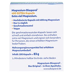 Magnesium Diasporal 400 Extra Kapseln 100 Stück - Rückseite