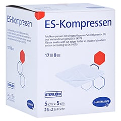 ES-Kompressen 5x5cm 8-fach steril